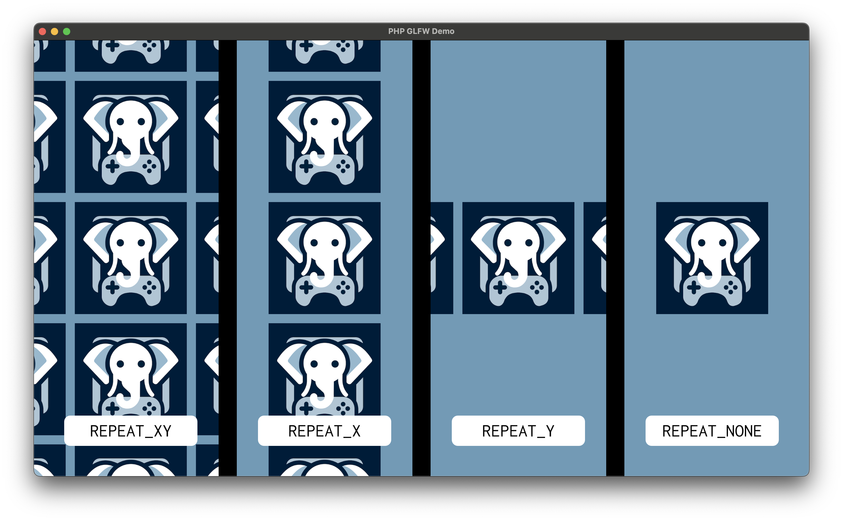 Image Repetition Example (PHP-GLFW VG)