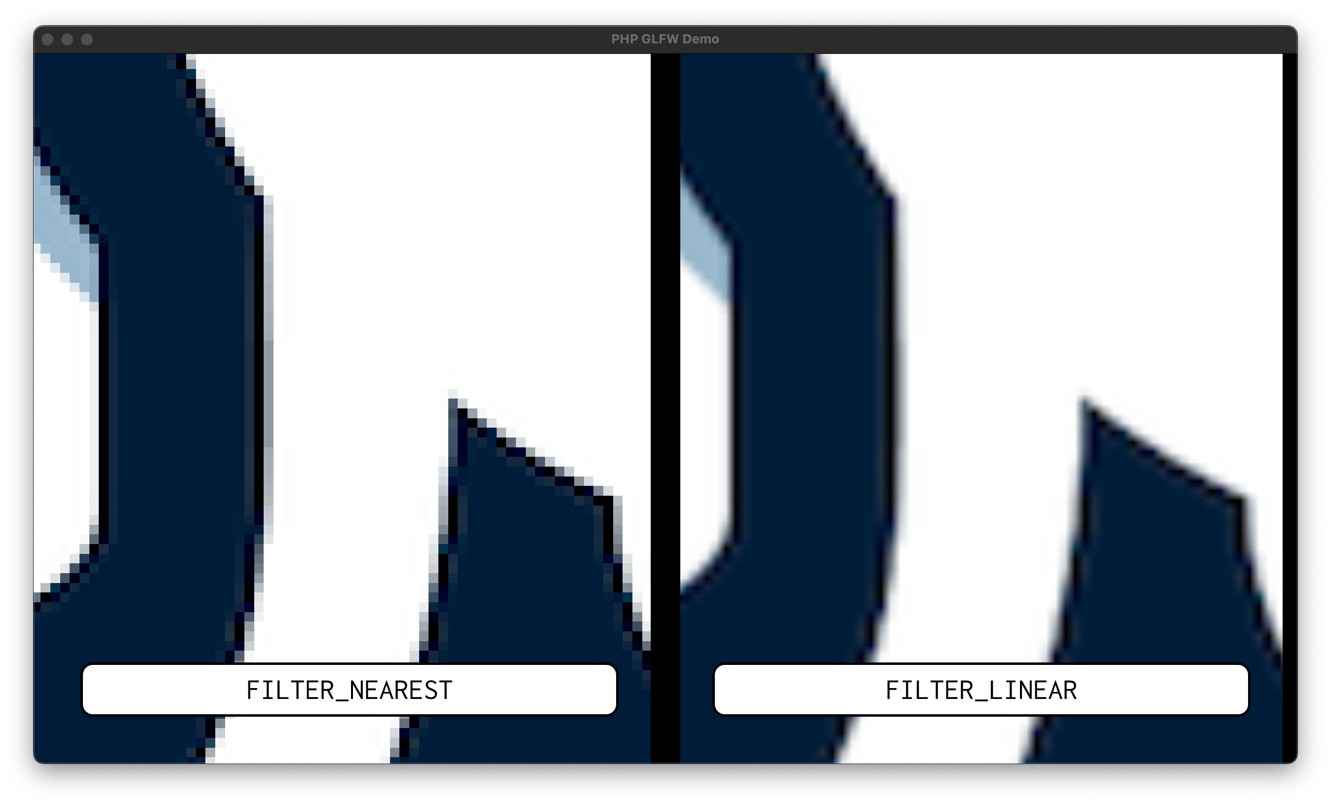 Image Filtering Example (PHP-GLFW VG)